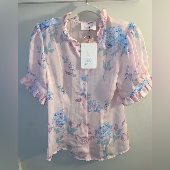 NWT Selkie Dreamhouse Bistro Blouse Size S - Picture 1 of 1